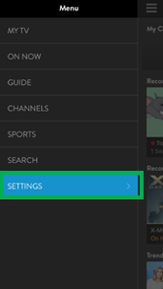 ios TV Settings